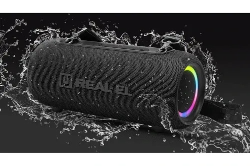 Колонка портативна 2.0 X-725 Black, 2 x 7.5 Вт REAL-EL teh0021014 - фото 8