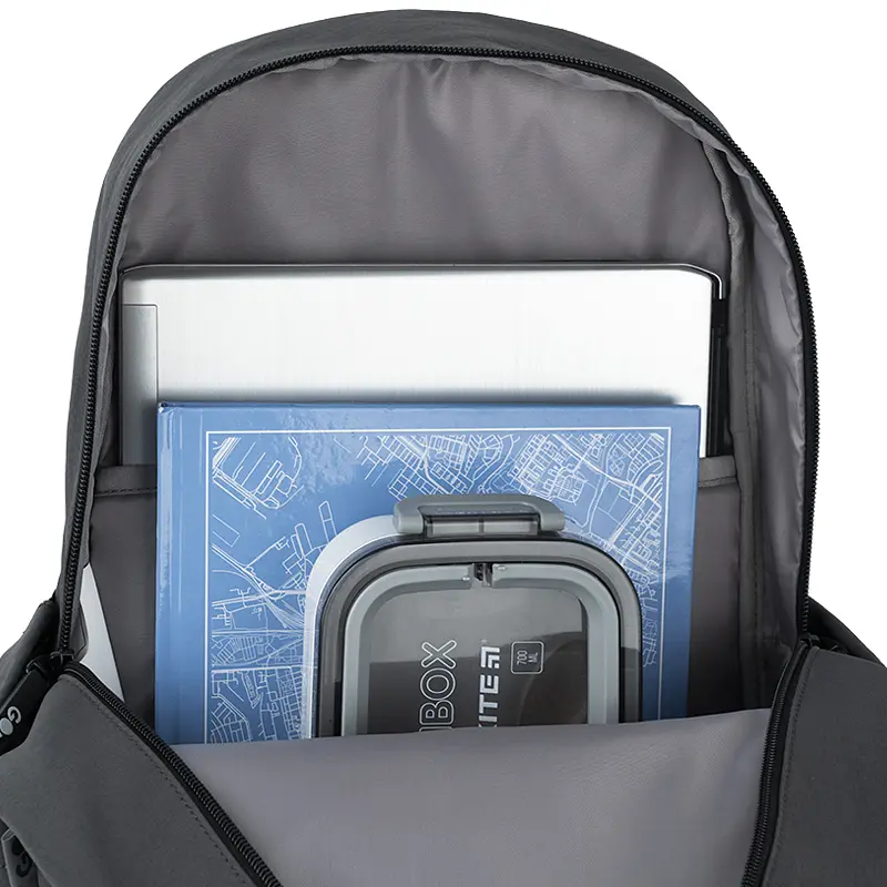 Рюкзак GoPack Education Teens 141L чорний, сірий Темно-сірий (GO26-141L-4) - фото 11