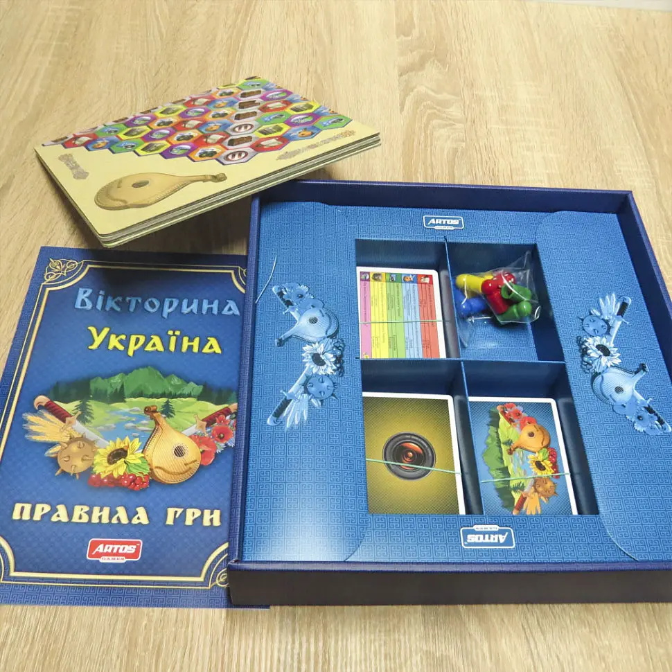 Настільна гра "Вікторина Україна" 0994 розвиваюча гра - фото 3