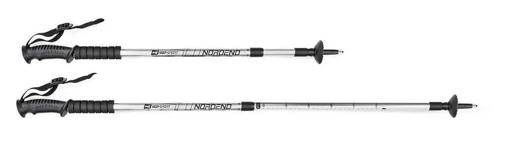 Трекінгові палиці Hop-Sport Nordend сріблясті - фото 3