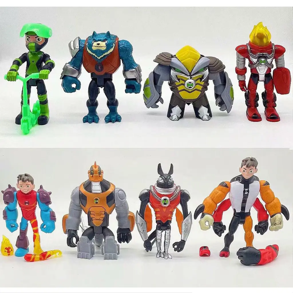 Набір фігурок Бен 10 з розбірними частинами 8 в 1 (Mix Up figures) 9-13 см — Ben 10 - фото 2
