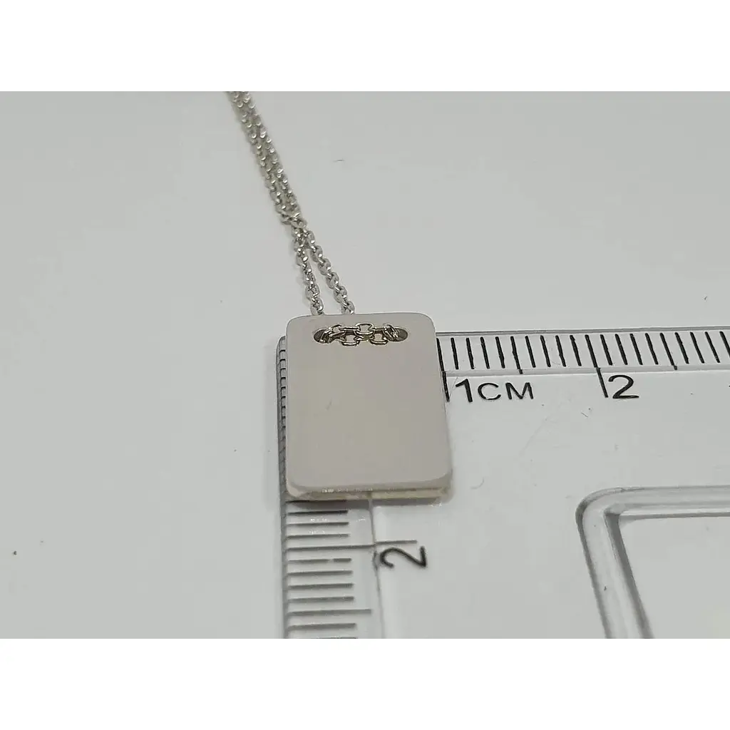 Серебряное колье Qvaliz для гравировки. 90801324 - фото 2