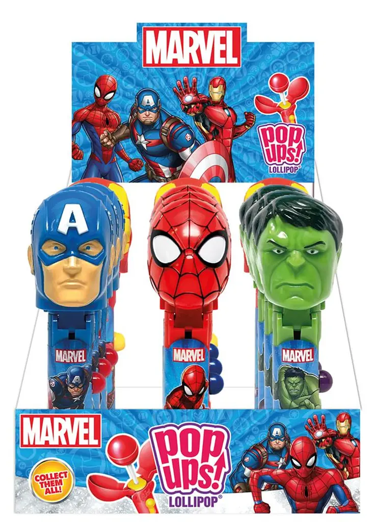 Іграшка з льодяником Людина-Павук Bip Disney Marvel Mix Pop Ups 10г - фото 5