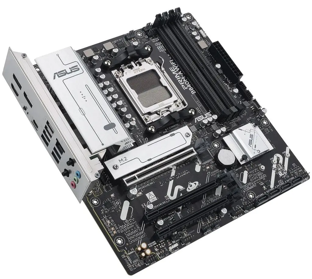 Материнська плата ASUS PRIME B840M-A WIFI (PRIME B840M-A WIFI) (Socket AM5, AMD B840, Micro-ATX) - фото 3