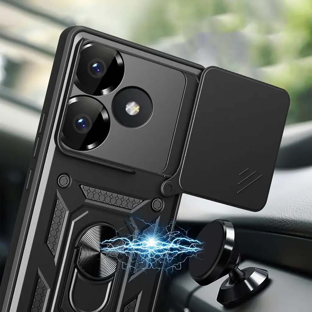 Чохол до мобільного телефона BeCover Military Poco F6 Black (712165) - фото 3