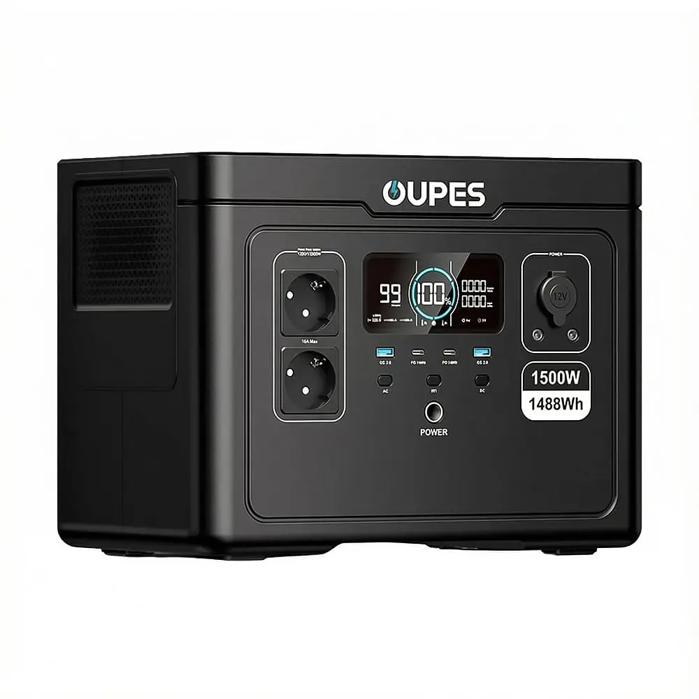 Портативна зарядна станція OUPES S015 (Exodus) 1500W 1488Wh LiFePO4 (42-00309) - фото 3