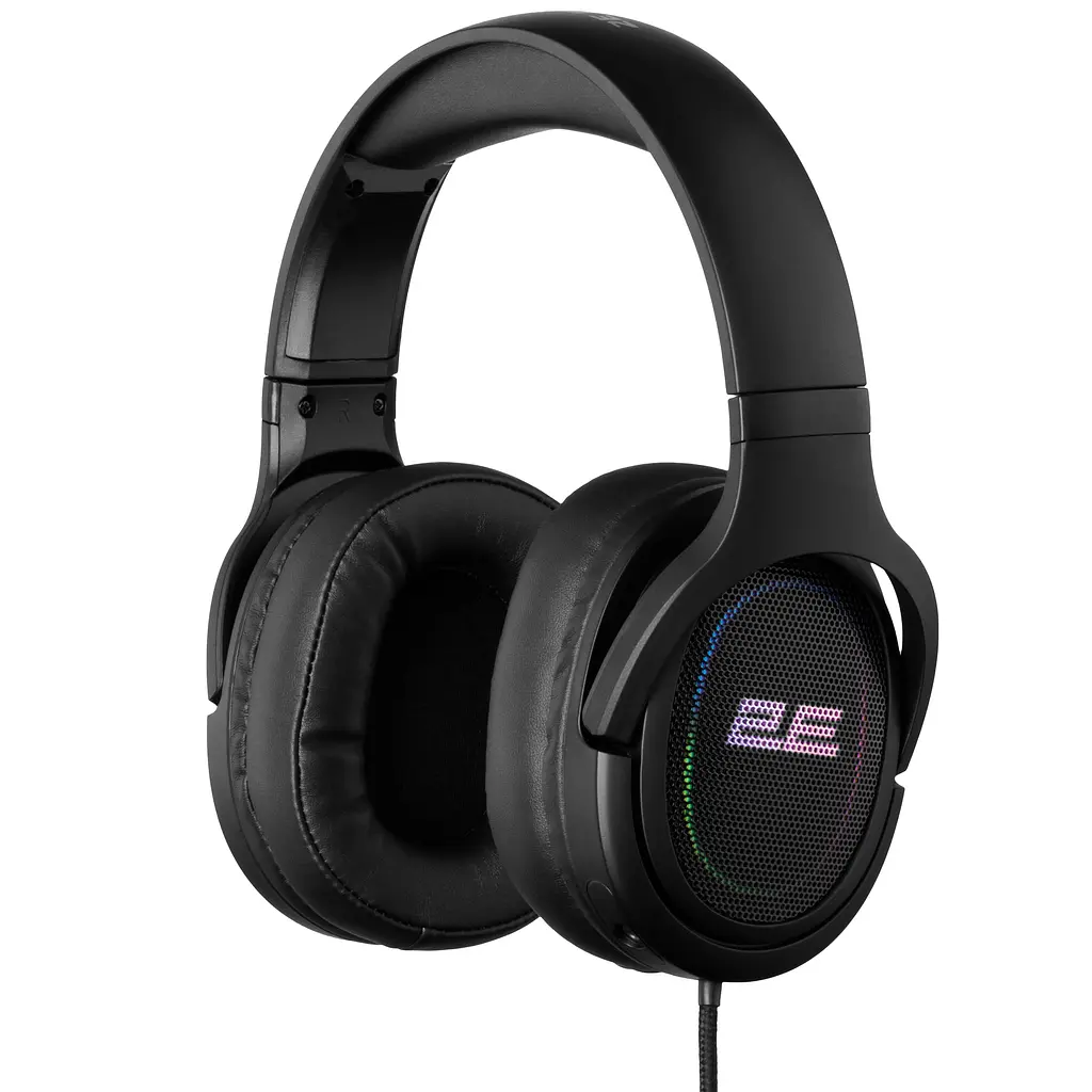 Гарнітура ігрова 2E Gaming HG330 7.1 USB-A RGB 2 м чорний (2E-HG330BK-7.1) - фото 5
