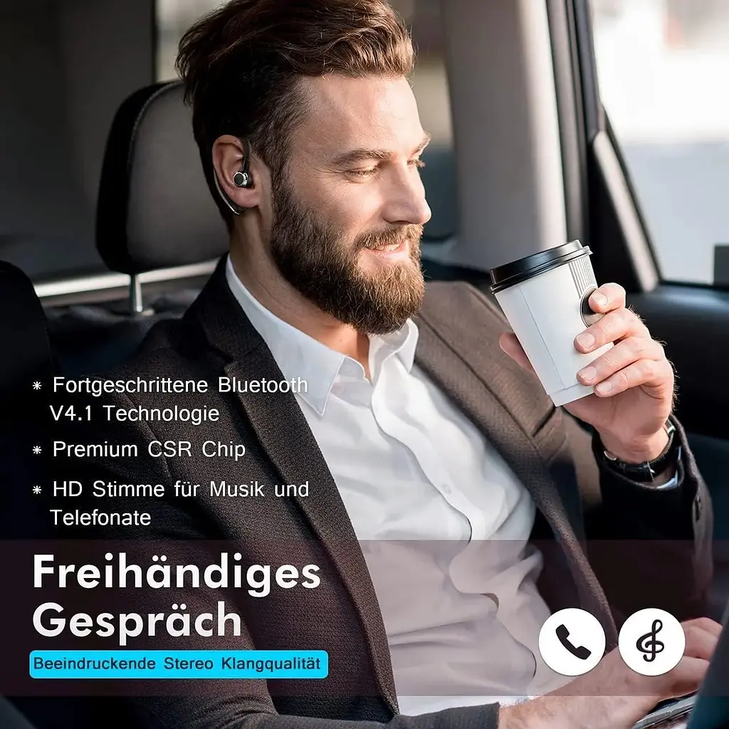Бездротові навушники CVC6.0 Bluetooth з шумопоглинанням - фото 4