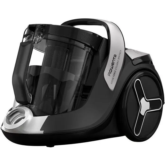 Пылесос Rowenta Green Force Cyclnic Effitech+ контейнерный черный (RO7C66EA) - фото 3
