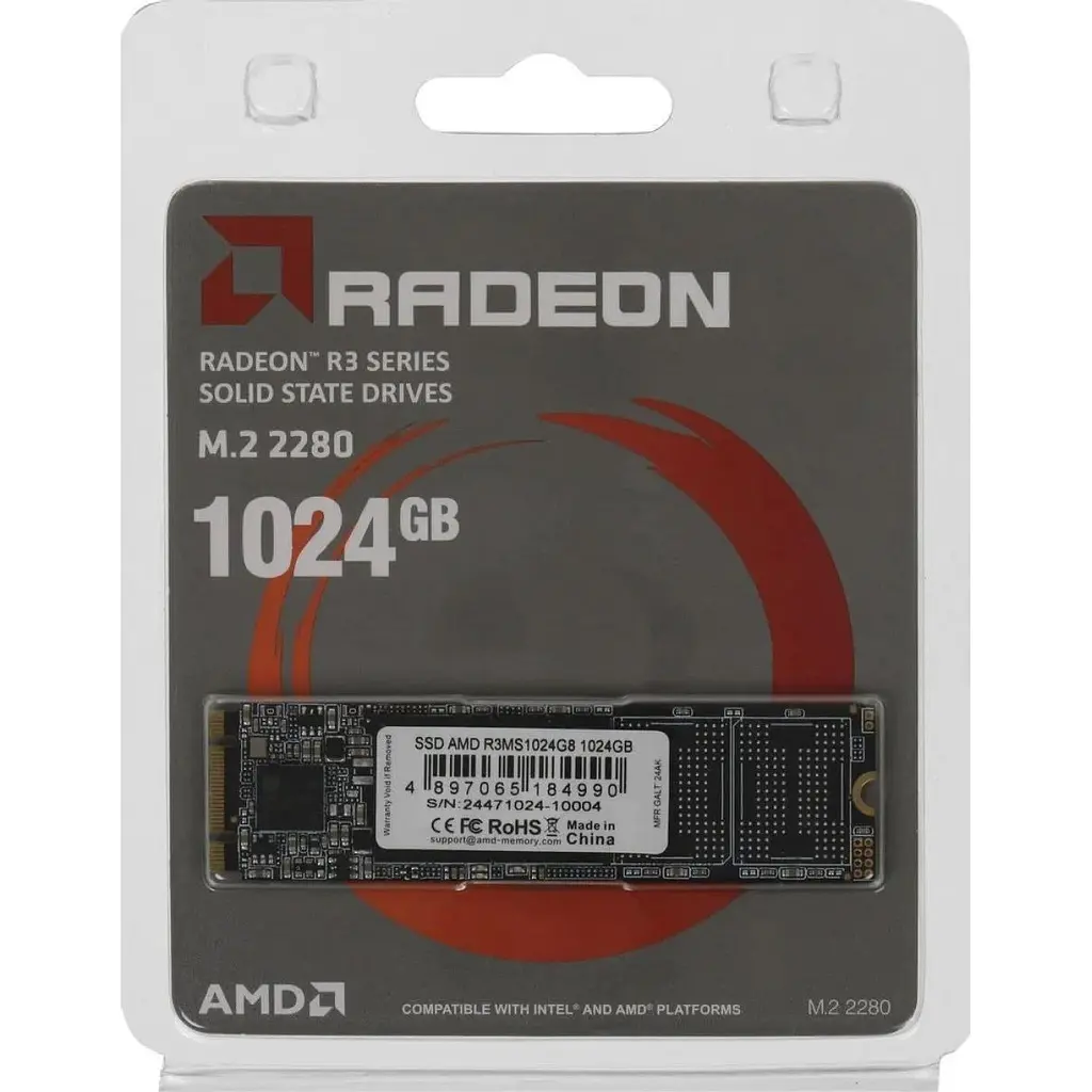 SSD накопитель AMD Radeon R3 1TB [R3MS1024G8] [142473] - фото 4