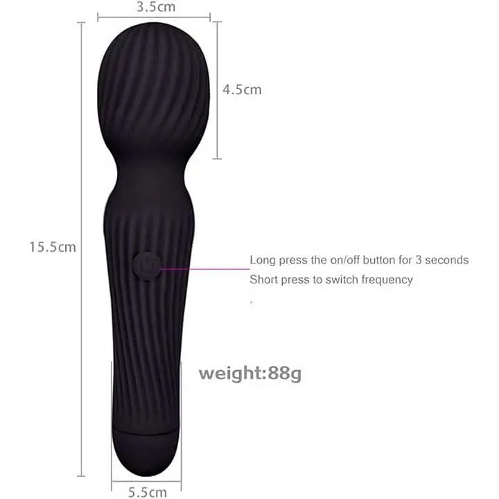 Вібратор 10 режимів вібрації ребристий кліторальний силікон USB зарядка фіолетовий - фото 7