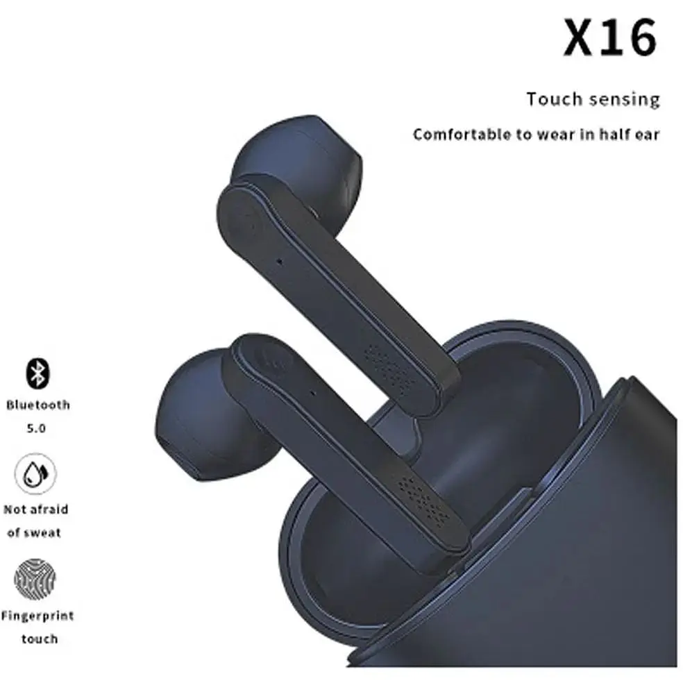 Бездротова гарнітура X16 Bluetooth 5.0 TWS Binaural Sports Touch - фото 2