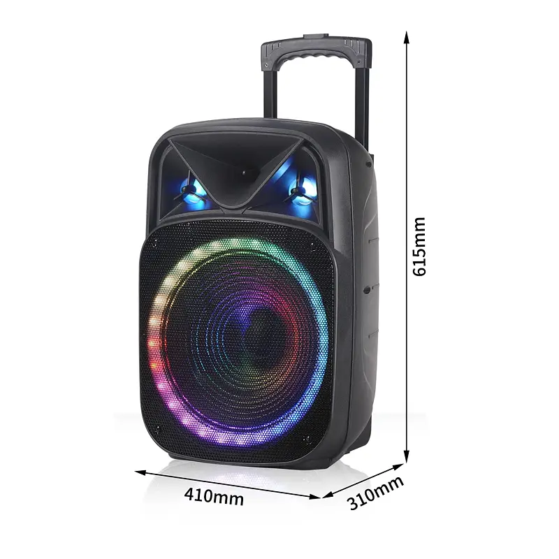 Портативная беспроводная Bluetooth колонка NDR-W1315 с подсветкой - фото 3
