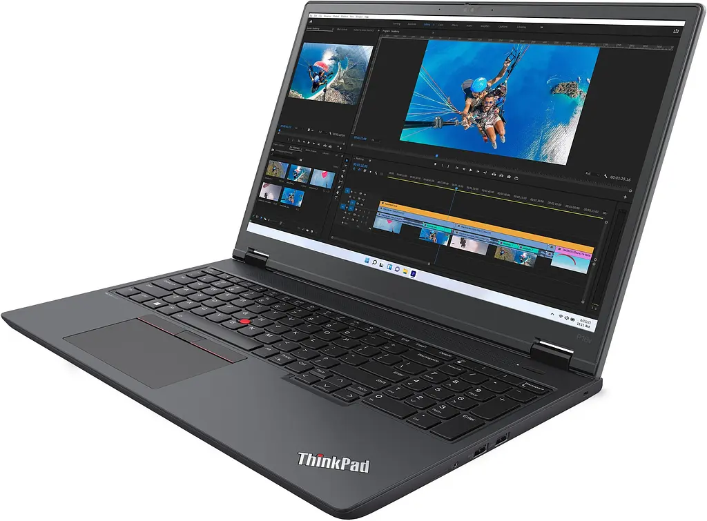 Ноутбук Lenovo ThinkPad P16v-G1 16' WUXGA IPS AG, Intel i7-13700H, 32GB, F1TB, UMA, DOS, чорний (21FDS2JT00) - фото 3