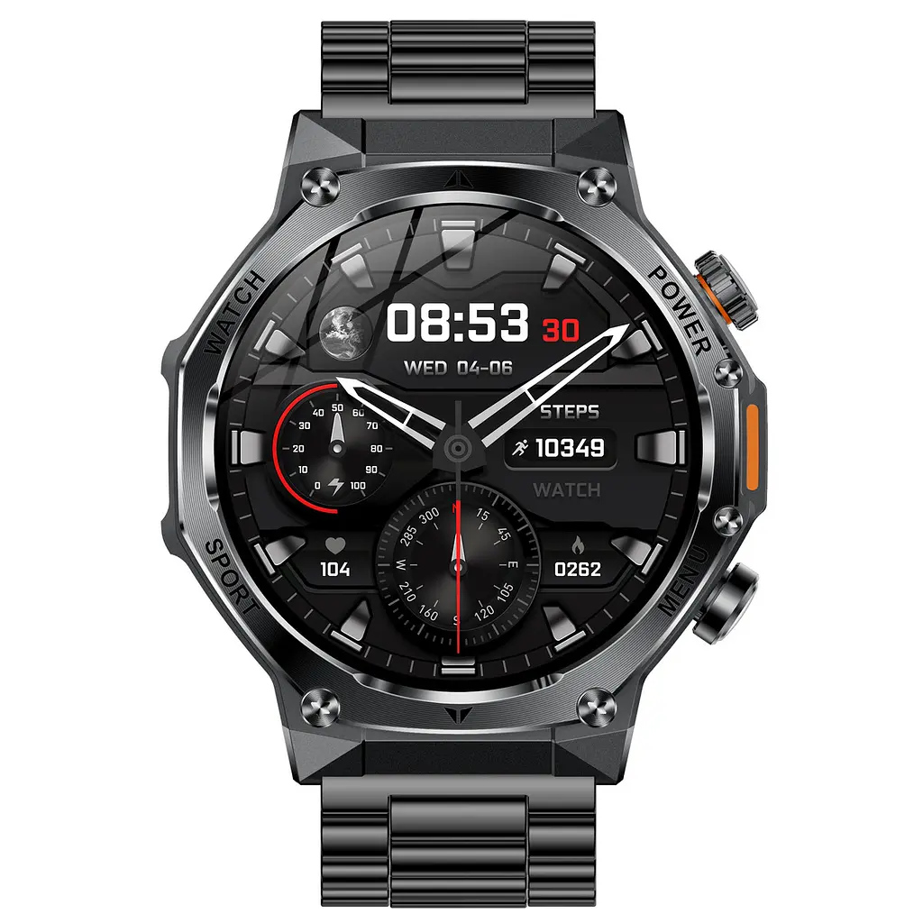 Часы Smart Surf X Pro Black Steel, 2 ремешка - фото 10