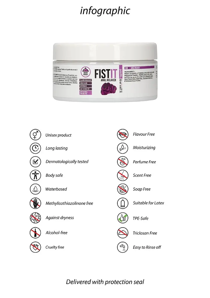 Лубрикант на водній основі Shots Fist It Anal Relaxer 300 мл - фото 12