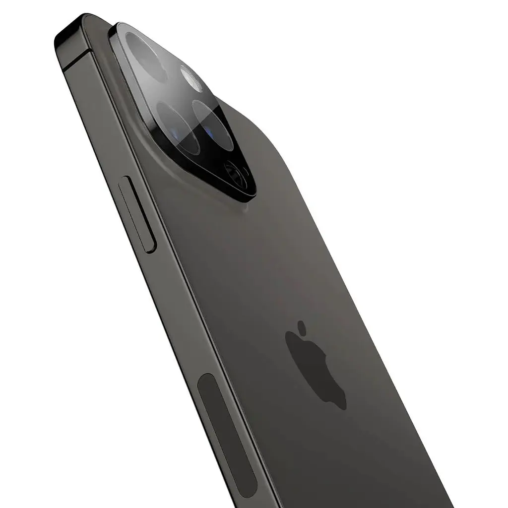 Защитное стекло для камеры Spigen Camera Lens Screen Protector GlasTR Optik Black для iPhone 15 Pro Max | iPhone 15 Pro | iPhone 14 Pro | 14 Pro Max (AGL05273) - фото 3