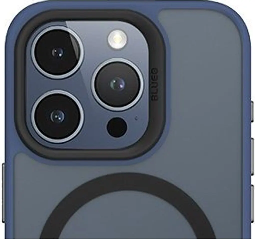 Чохол Blueo Frosted Anti-Drop with MagSafe для Apple iPhone 15 Pro Max Dark Blue (BK5934-I15PMDB) [102955] - фото 2