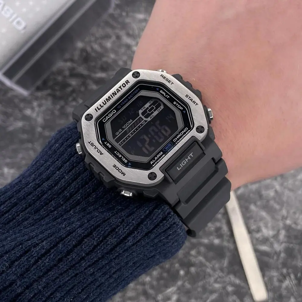 Чоловічий годинник Casio MWD-110H-8B Сріблястий ( AT1141-0178 ) - фото 2
