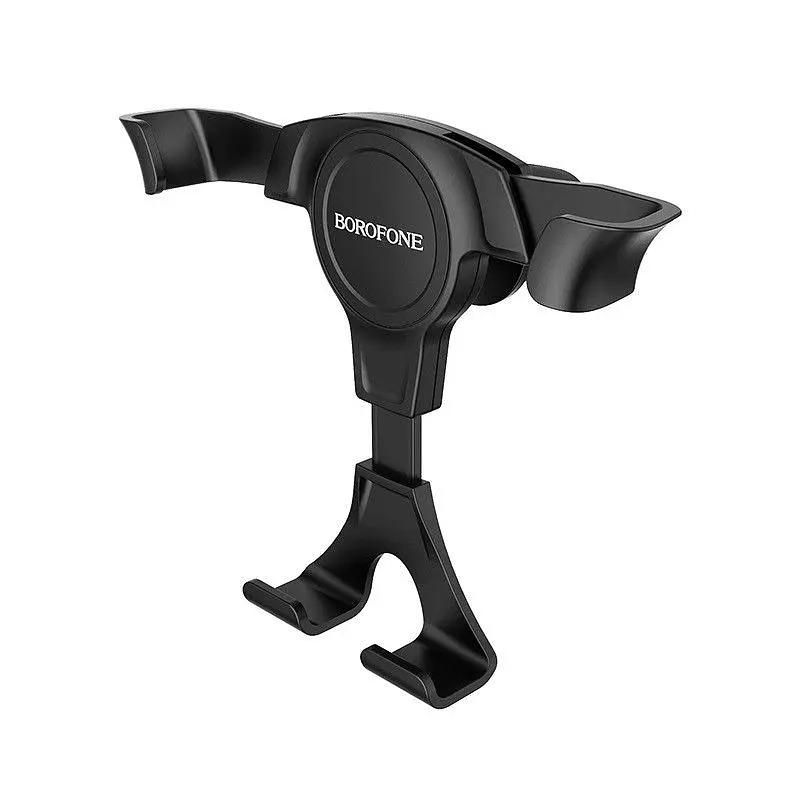 Автотримач для телефону зажим під вагою BOROFONE BH9 Gravity air Black outlet