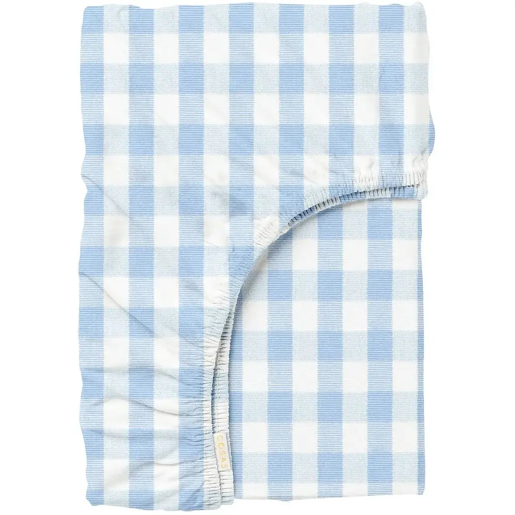 Простирадло на резинці Cosas Blue Check 200х220х20 см (BlueCheck_200x220x20)