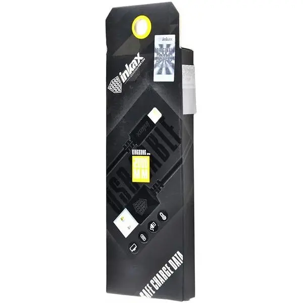 Кабель Inkax CK-08 Lightning cable 2m Black - фото 2