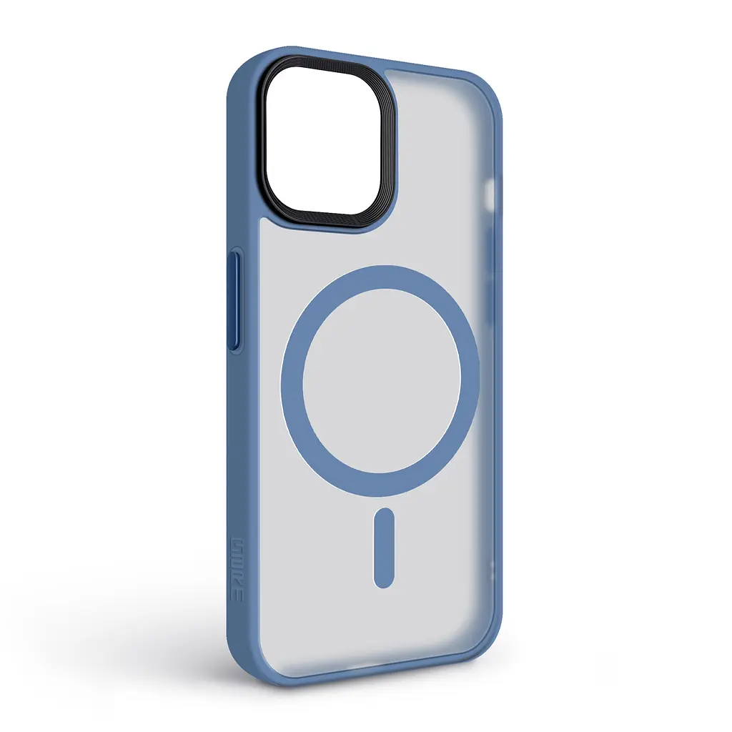 Чехол для Apple iPhone 14, Uniq MagCase, голубой, противоударный, панель-накладка с магсейф, ударопрочный TPU+PC, с магнитом MagSafe, поддержка полноценной беспроводной зарядки, ArmorStandart (ARM75335) - фото 2