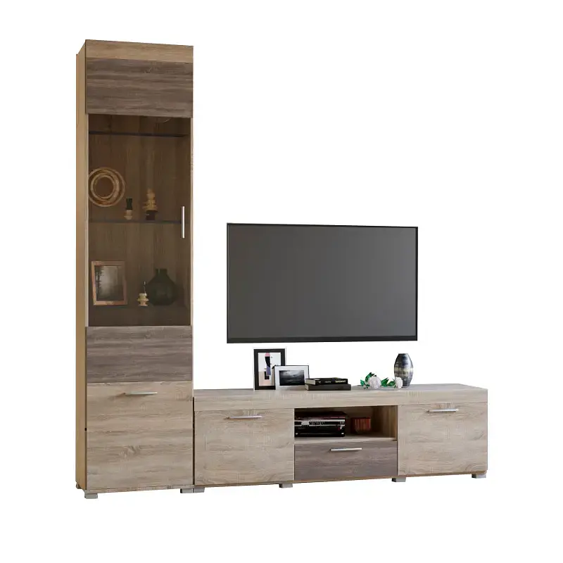 Вітальня Еверест Британія Комплект 6 (2 елементи) сонома/трюфель (EVR-2503) - фото 2