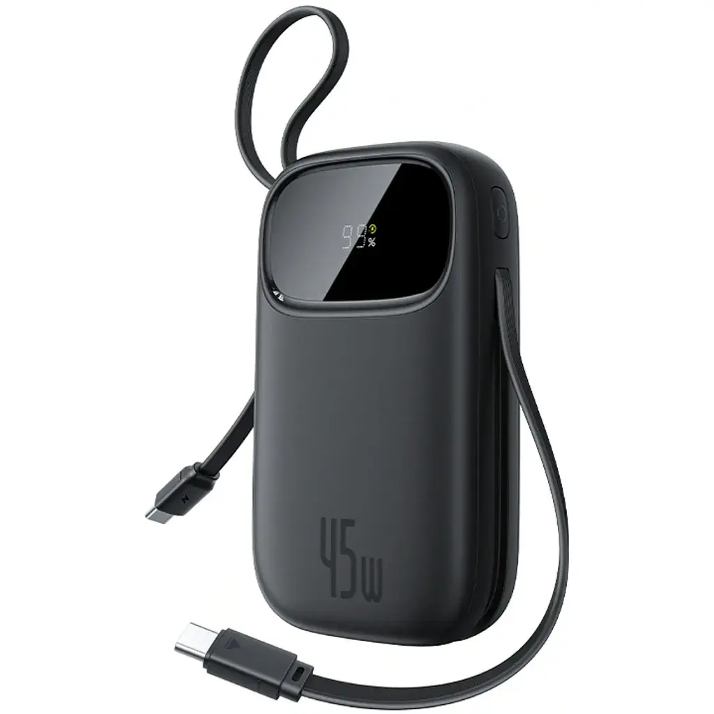 Батарея універсальна Baseus EnerFill FC31 20000mAh 45W, Digital Display, Cosmic Black (P10082105123-00)
