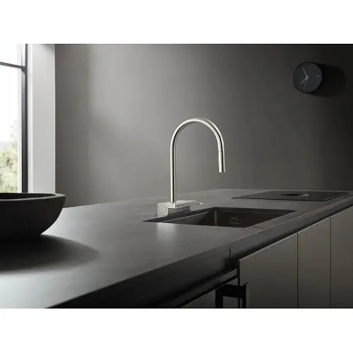 Змішувач Hansgrohe Aquno Select M81 170 3jet кухонний з витяжним виливом 73837800 Stainless Steel Finish Нержавіюча сталь - фото 3