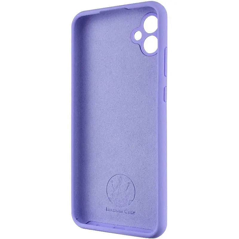 Чохол Silicone Cover Lakshmi Full Camera (AAA) для Samsung Galaxy A07 Бузковий / Dasheen - фото 4