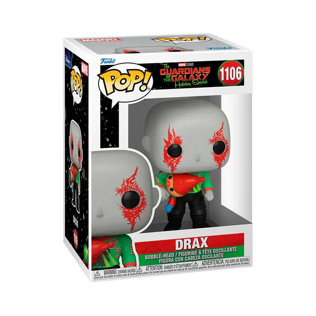 Фігурка Фанко Поп Вартові галактики Дракс Funko Pop Guardians of the galaxy Drax 10 см GG D 1106 - фото 3