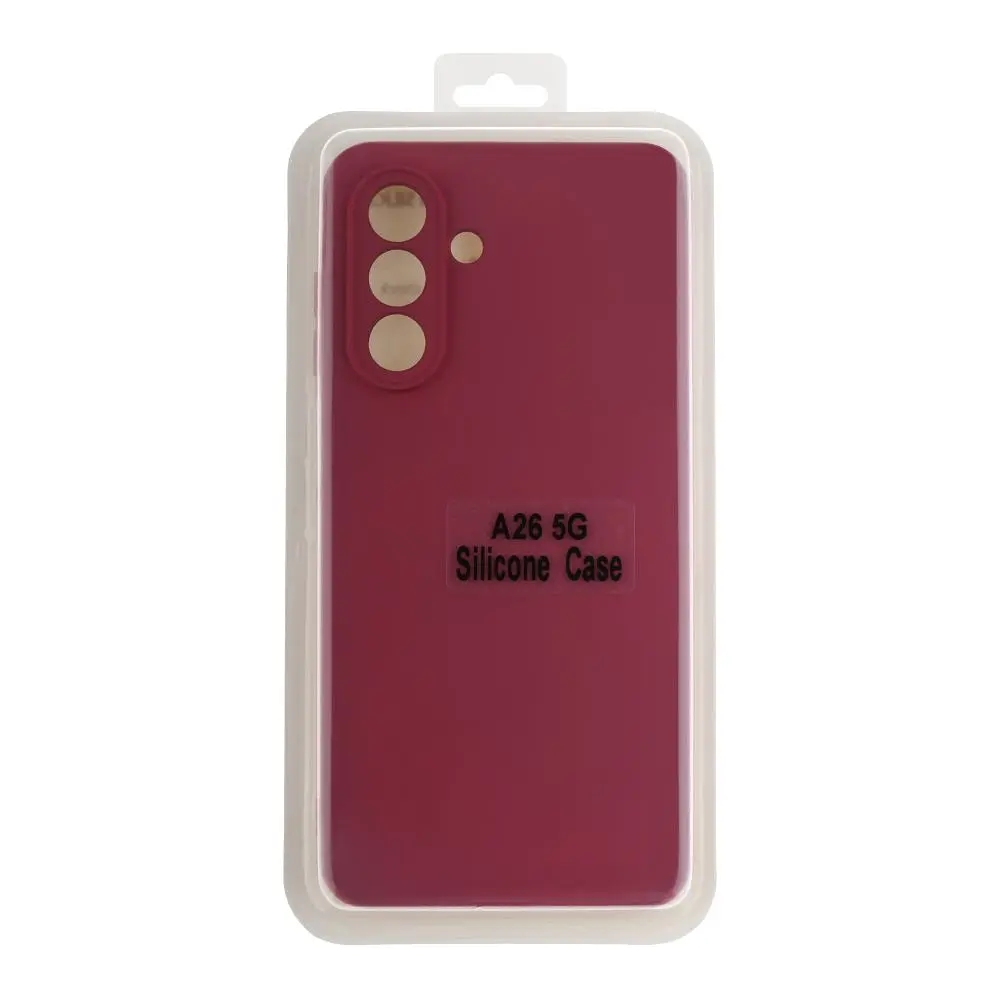 Чохол Silicone Cover з рамкою камери A Samsung Galaxy A26 5G Maroon (36974_3609708) - фото 2
