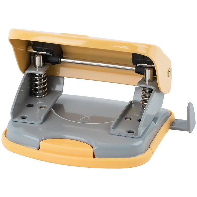 Діркопробивач Axent Exakt-2 Earth colors металевий 30 аркушів жовтий (3930-26-A) - фото 4