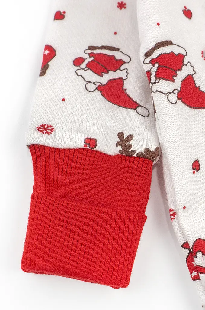 Комбінезон для немовлят на кнопках Christmas reindeer з начосом - фото 3