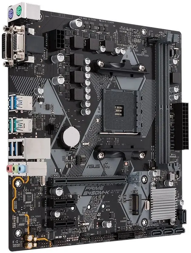 Материнська плата Asus B450M-K Prime Socket AM4 (Prime B450M-K) Б/В