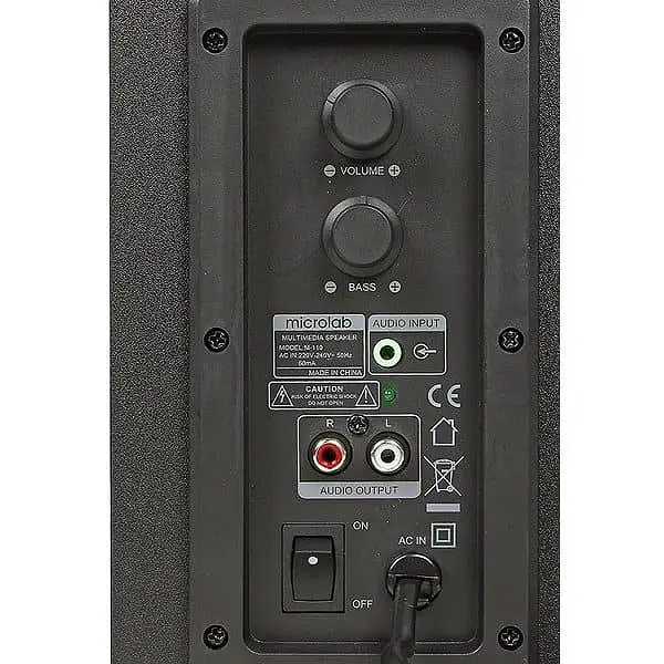 Акустическая система Microlab 2.1 M-110 Black (M-110) - фото 4