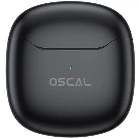 Bluetooth навушники - бездротова стерео гарнітура Oscal HiBuds 5 чорна - фото 4
