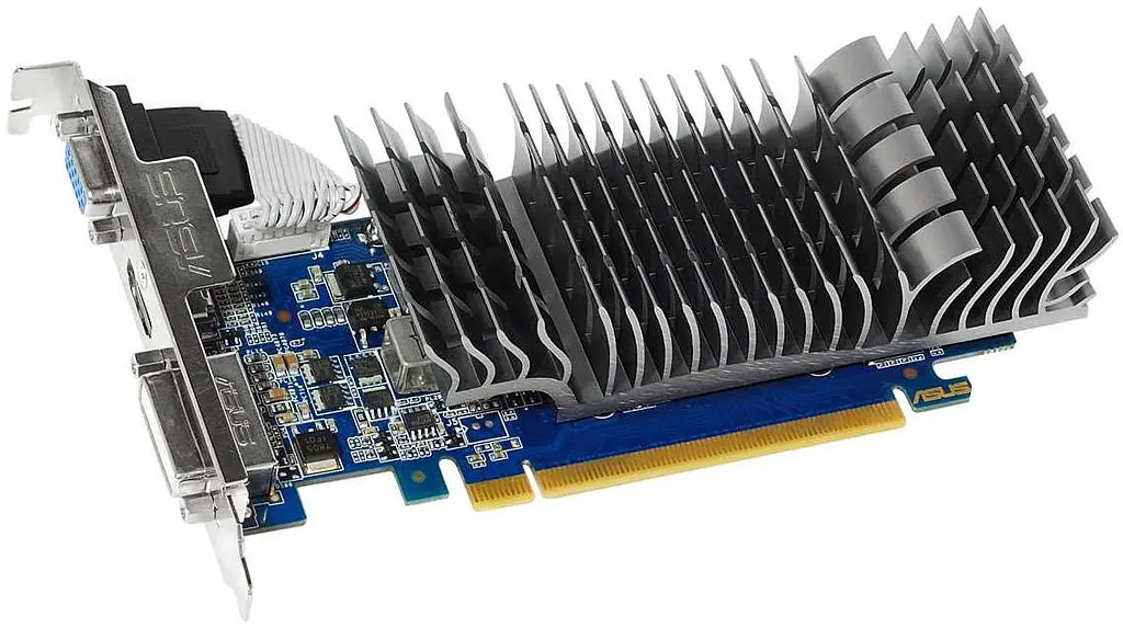 Видеокарта ASUS GeForce GT 610 SILENT 1Gb (GT610-SL-1GD3-L) (GDDR3, 64 bit, PCI-E 3.0 x16) Б/у - фото 3