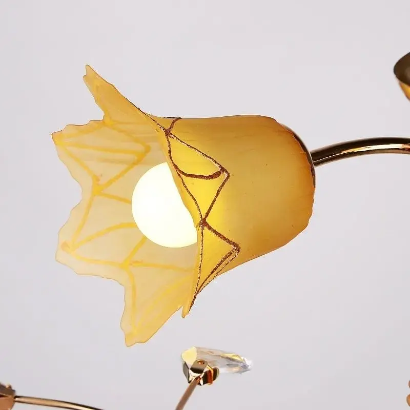 Люстра потолочная Brille флористика E14 40W G (LK-335C/3) - фото 4