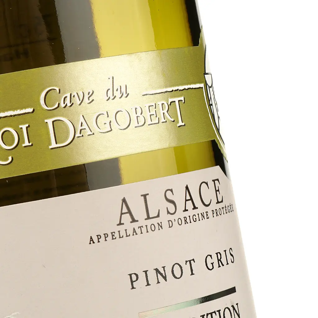Вино Cave du Roi Dagobert Pinot Gris Tradition, біле, напівсухе, 13%, 0,75 л (8000009384856) - фото 3