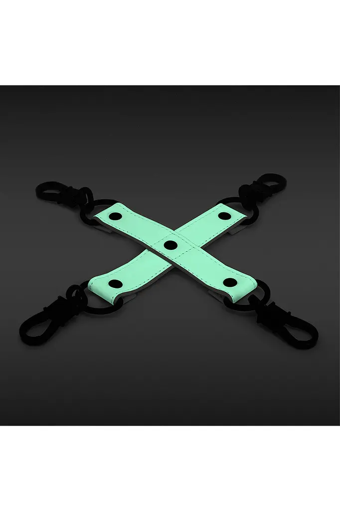 Система фіксації, що світиться NS Novelties Glo Bondage Hog Tie - фото 3