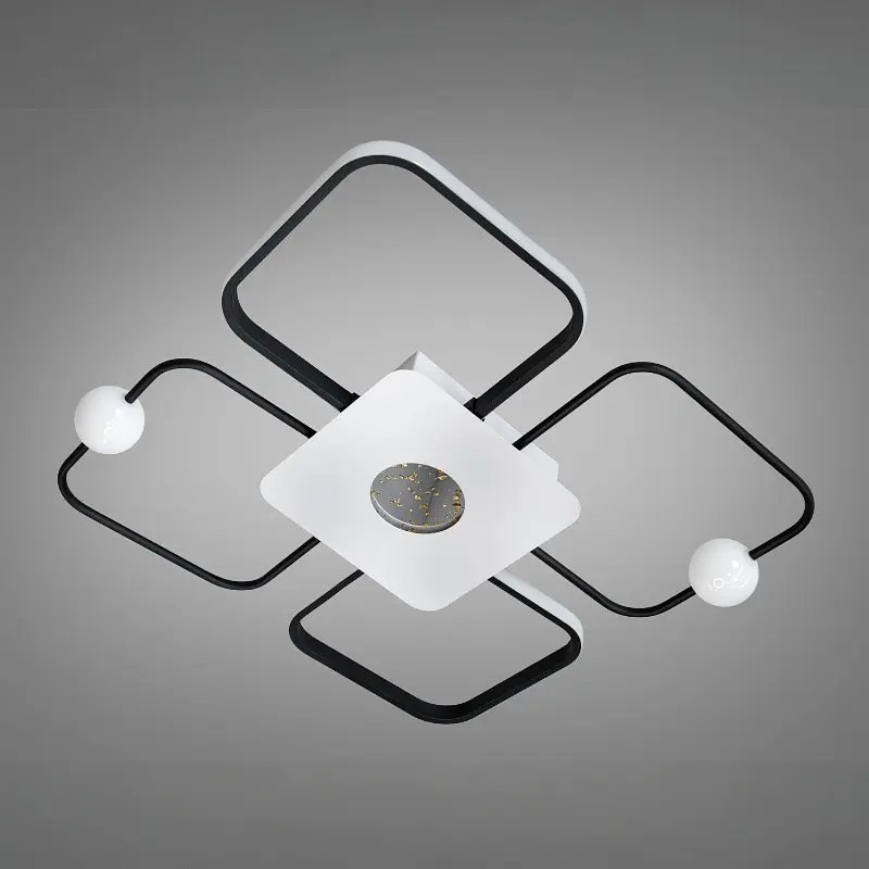 Led люстра з ефектом зоряного неба MX2990-2+2B WH+BK - фото 3