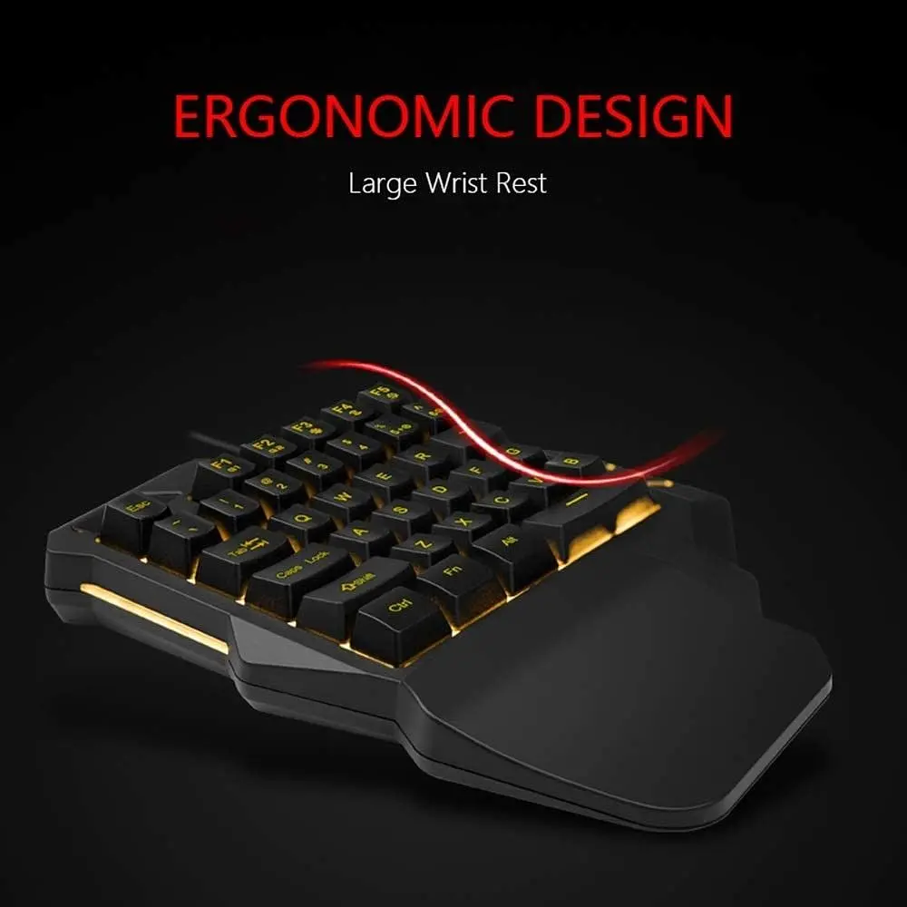 Ігровий набір клавіатура та миша з підсвічуванням 45 клавіш XPRO (43345-_283) - фото 4