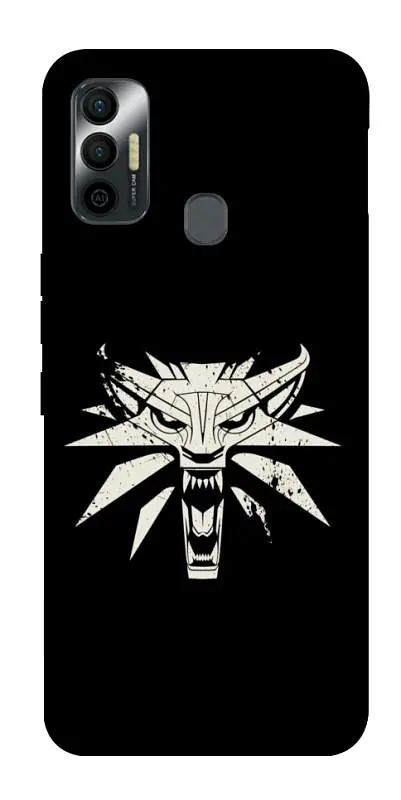 TPU чохол Demsky Wolf medallion для TECNO Spark 7