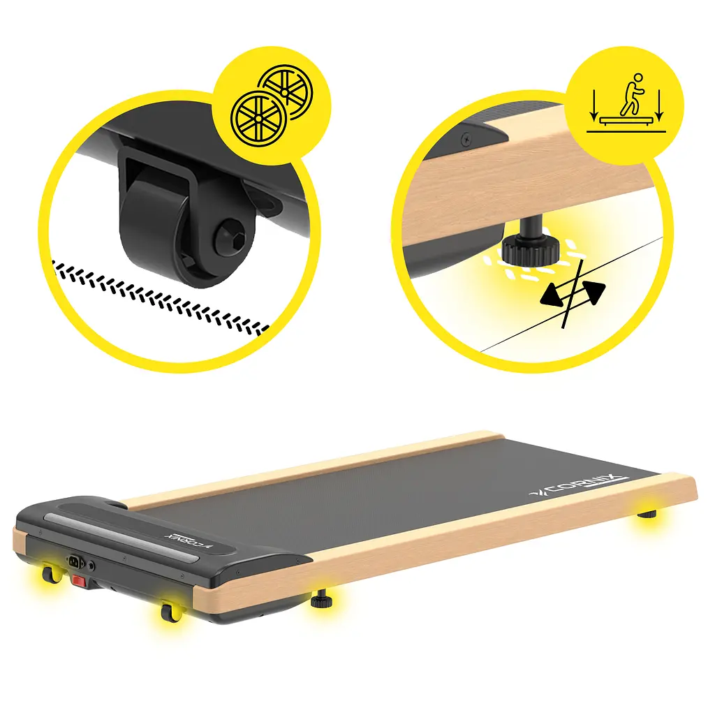Беговая дорожка для ходьбы Cornix Diana Walking Pad Oak Wood - фото 5