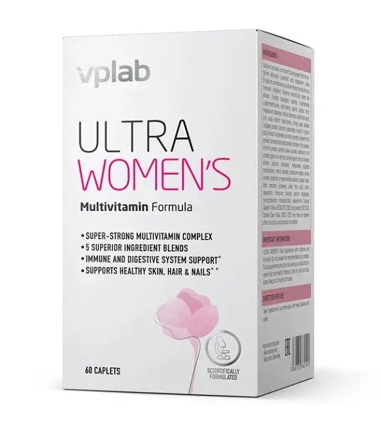 Вітаміни для жінок VPLab Ultra Women's Multivitamin, 60 каплет