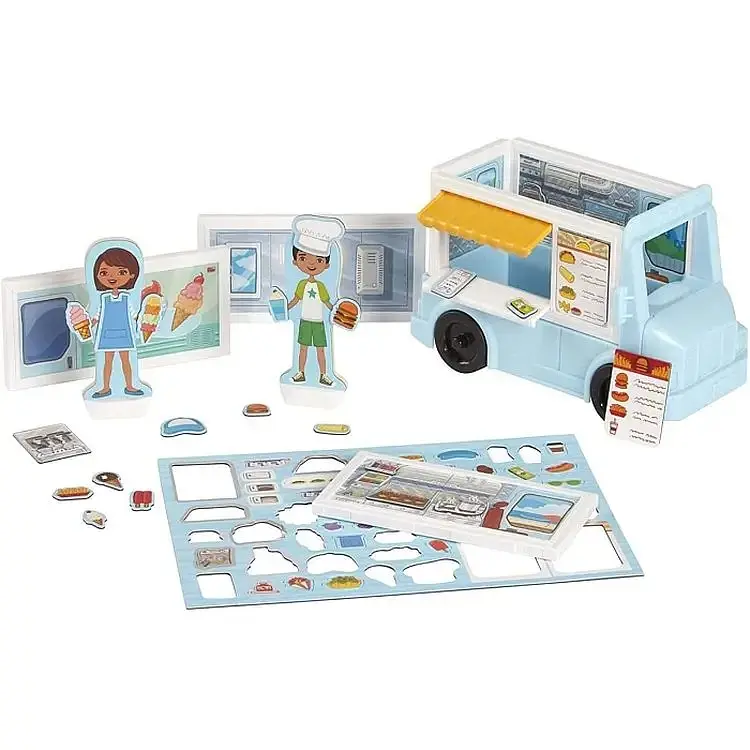 Ігровий набір Melissa & Doug Магазин піци та морозива магнітний (MD30658) - фото 2
