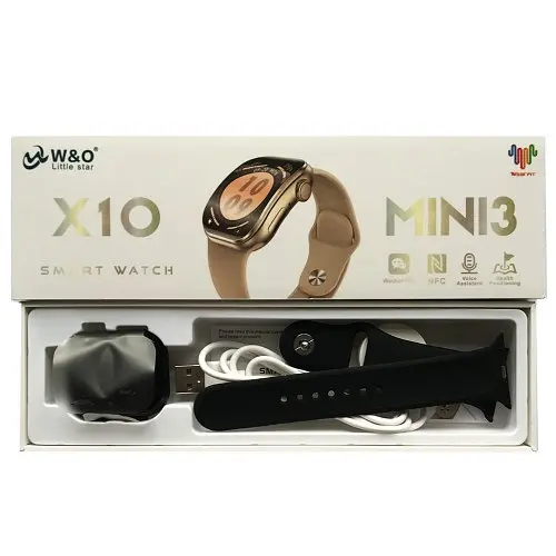 Смарт-годинники Smart Watch W&O X10 Mini 3 Чорний - фото 2