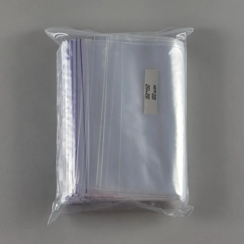 Пакети Zip-Lock прозорі 15x15 см, 100 шт, 50 мкм, поліетиленові пакети із застібкою - фото 3